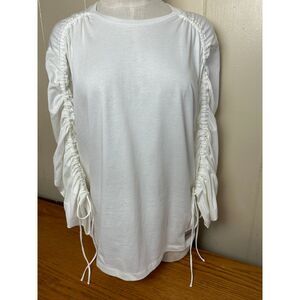 Kenzo Paris Top Women's Large Ruched‎ Long Sleeve